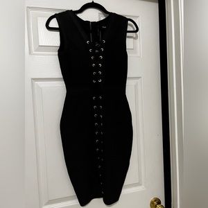 Small bebe black dress.